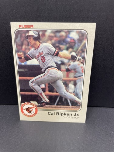 1983 Fleer - #70 Cal Ripken Baltimore Orioles HOF - 第 1/2 張圖片