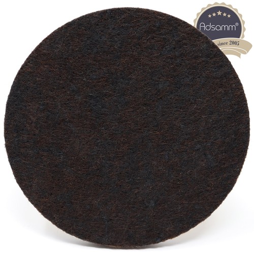 16 x Filzgleiter | Ø 90 mm | Braun | rund | 5.5 mm starke selbstklebende Möbe... - Bild 1 von 2