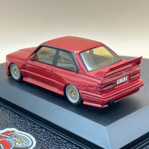 Minichamps 1/43 BMW M3 E30 1990 red Diecast old model BOX - Picture 2 of 16