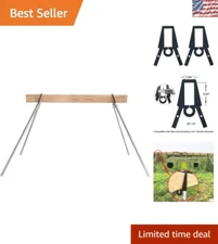 High-Quality AR500 Steel Target Stand Brackets - Corrosion-Resistant, Set of 2