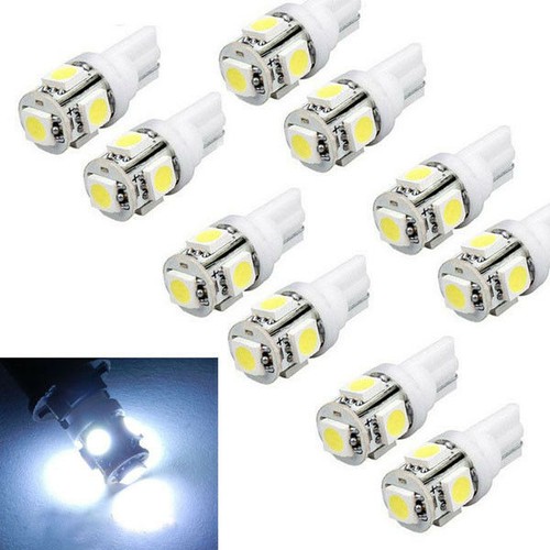 BOMBILLA LATERAL 2x SIN ERRORES CANBUS T10 5050 5 SMD LED XENÓN OCULTO BLANCO W5W 501 - Imagen 19 de 43