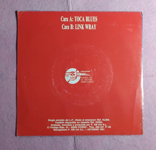 7” LOS CORONADOS – Toca Blues / Link Wray - KM 444 KP.003 - SPAIN press (EX/EX) - Picture 2 of 2