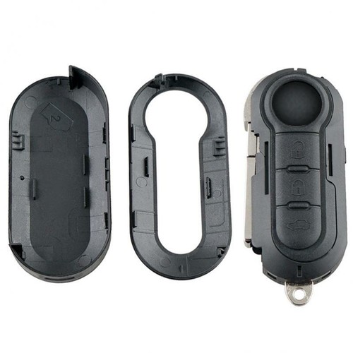 3 Buttons Car Key Shell Case Fit for Fiat/Doblo/Ducato/Citroen/Brava - Foto 3 di 8