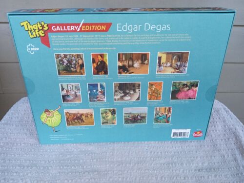 Goliath That's Life Gallery Edition Edgar Degas 1000 Piece Jigsaw Puzzle Sealed - Picture 2 of 7