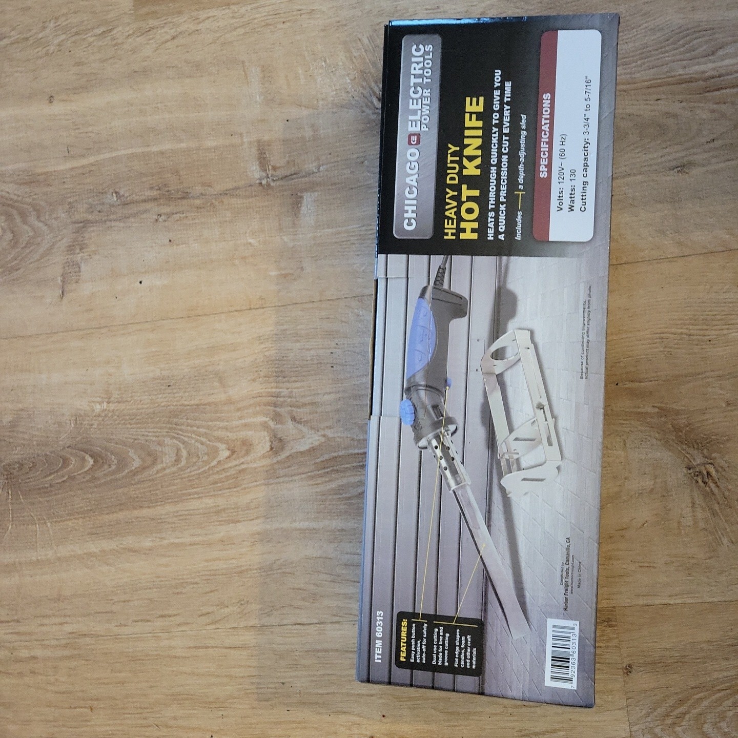 &nbsp;CHICAGO ELECTRIC POWER TOOLS ~ HEAVY DUTY HOT KNIFE ~ 60313 NEW 