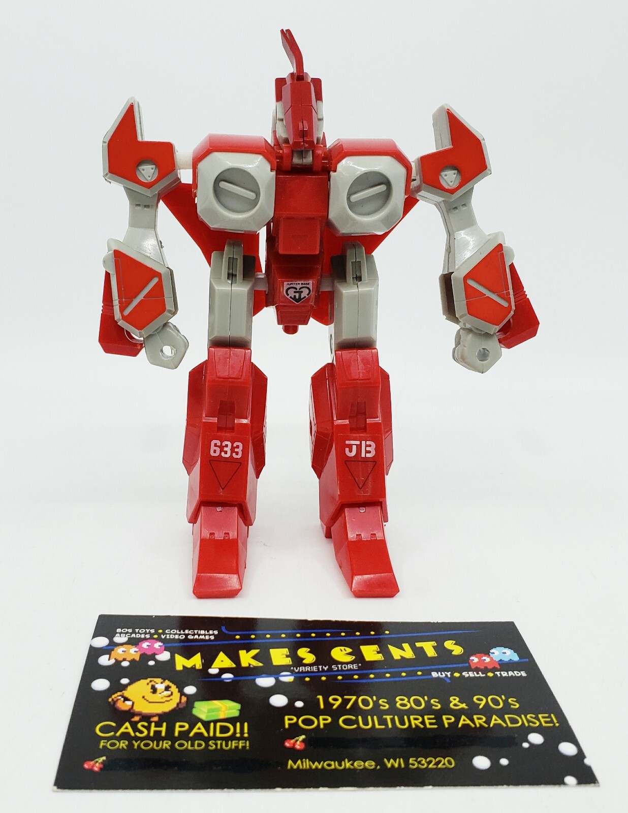 Gakken Mospeada AFC-01 Legioss Red Robot 5" Action Figure - NICE CLEAN!