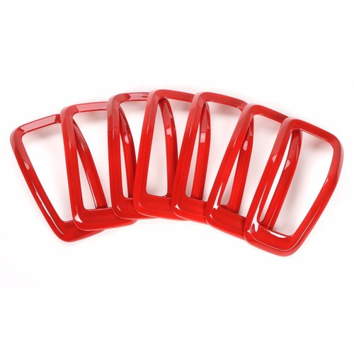 Front Grille Insert Grill Frame Cover Trim fit Jeep Cherokee 2014 15 16 17 18 - Picture 6 of 8