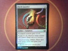 Foil Torch Gauntlet - Kaladesh - Magic the Gathering Mtg - artifact