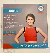 Posture Corrector Adjustable Back Brace Shoulder Support Appolis Adult Universal