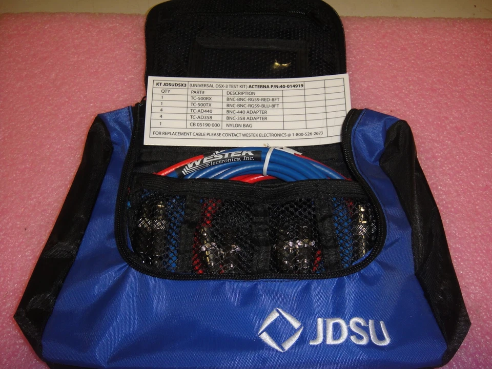 Westek JDSU Kit Universal DSX-3 Kit de Prueba Caja Abierta Nuevo en la Foto Foto 2 de 4