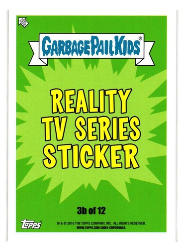 2016 GARBAGE PAIL KINDER SERIE 2 PRIME SCHLIME TRASH TV PICK-YOUR-CARD *BRUSED* - Bild 131 von 293