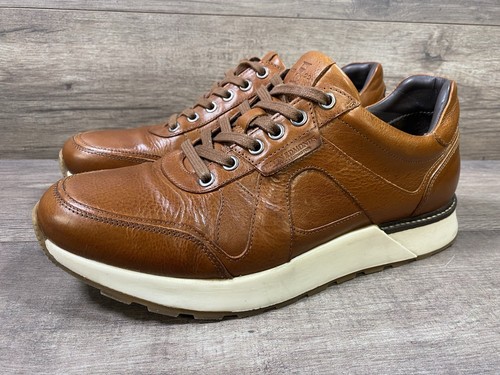 Scarpe da ginnastica Allen Edmonds A-Trainer in pelle marrone da uomo taglia 9,5 D - Foto 2 di 14