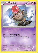 Spoink 30/124 XY - Fates Collide Pokemon 003102