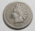1864 BR INDIAN HEAD CENT,NICE TOUGHER COIN!!!!(A1)