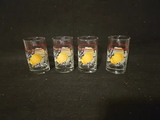Set Of 4 Crisa Abundance Pattern (Corelle) Juice Glasses