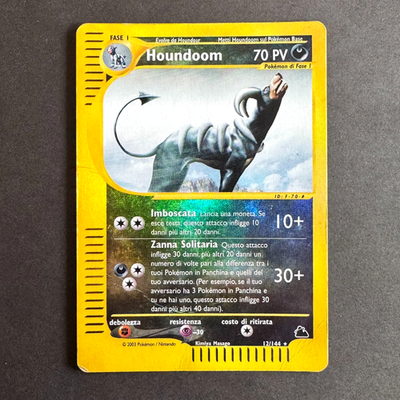 HOUNDOOM 12/144 - Reverse Holo Rare - Pokemon TCG - Skyridge