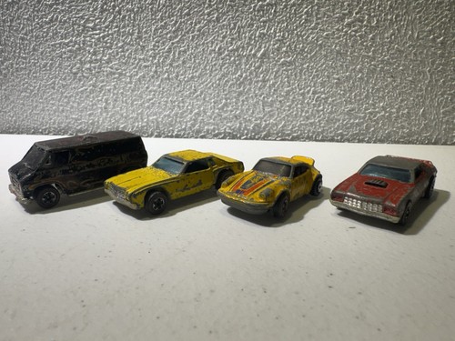 Vintage Hot Wheels Redline Junkyard Lot of 4 (for Parts or Repair) - Picture 2 of 2