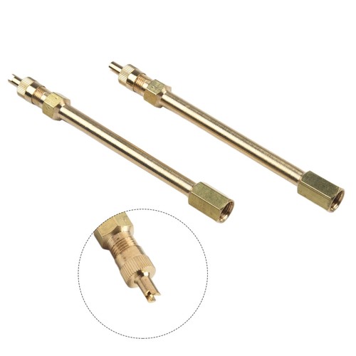 2pcs Adapter Rod Accessories Copper Gold Left Rear Replacement High Quality - Picture 5 of 12