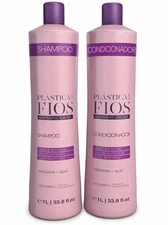 Cadiveu Plastica Dos Fios Kit for Home Care Shampoo and Conditioner 2L