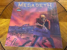 MEGADETH  "PEACE SELLS...BUT WHO'S BUYING?"  VINYL  LP  180 GRAM   NEW SEALED
