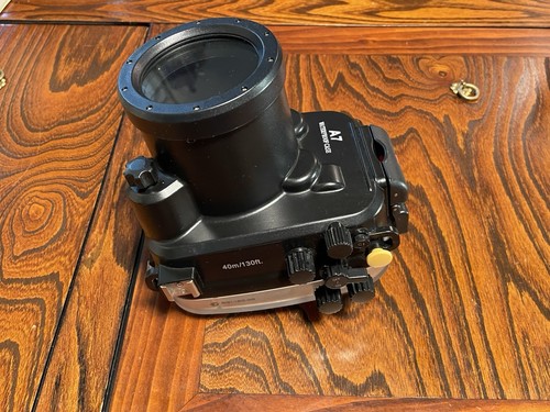 Meikon 40m/130ft Black Underwater Camera Housing Case for Sony A7II 28-70mm - Picture 5 of 22