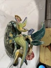 Vintage Stangl Bird 3599 Double Hummingbird Hand Painted Ceramic EUC Bright 💖