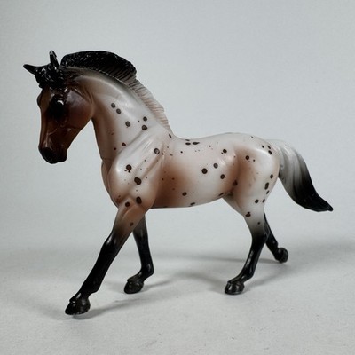 Breyer Reeves Horse Figure Spotted 4.25'' Brown Black White Plastic Collectible