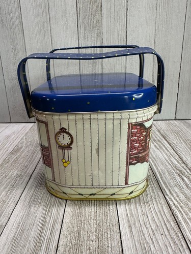 Vintage The Tin Box Company Coleccionable Navidad Niños Durmiendo Bajo Estrellas - Imagen 2 de 8