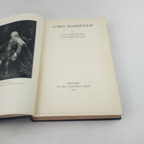 Lord Mansfield by C.H.S. Fifoot, M.A. - Oxford 1936 - Imagen 8 de 11