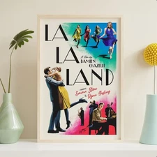 Poster La la land Moive Romantic Poster, gift for fans