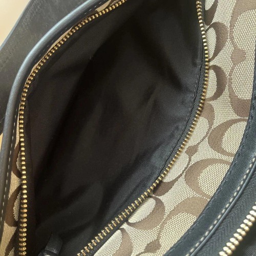 Coach 65th Anniversary Legacy Flap Turnlock Shoulder Bag Black Leather Purse Y2K - Picture 13 of 14