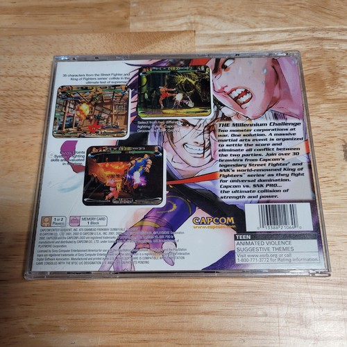 Capcom vs. SNK Pro PS1 Sony PlayStation 1, 2002 - Tested - Picture 4 of 4