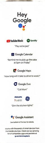 Google Nest Mini 2. Generation Smart Lautsprecher Schwarz NEU OVP - Bild 3 von 5