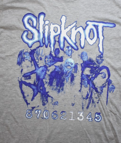 Slipknot Herren Slipknot 870621345 Nu Metal Band Grau Langarm Hemd Neu 2XL - Bild 5 von 5