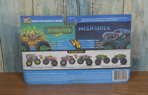 Hot Wheels Monster Trucks Motosaurus VS Mega Wrex 1:64 - Bild 3 von 3