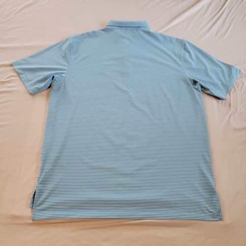 Peter Millar Summer Comfort Rolling Hills Club PA Mens XL Teal Green Polo Shirt - Picture 3 of 6