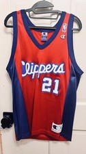 Champion NBA Los Angeles Clippers Darius Miles M Jersey Mens Vintage