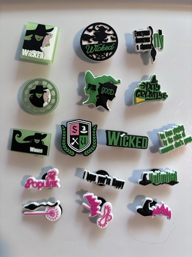 Böses musikalisches Abzeichen Shiz Universität Kroko Charm Jibbitz Party Gefallen 16 Stück Set - Bild 1 von 3