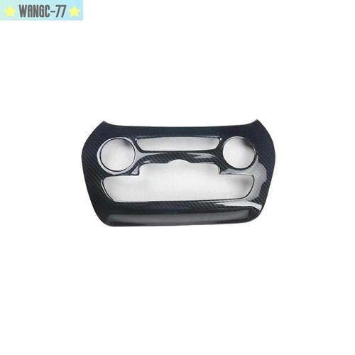 For Jeep Cherokee 2014-2018 Carbon Fiber Console AC Button Control Frame New - Picture 2 of 5