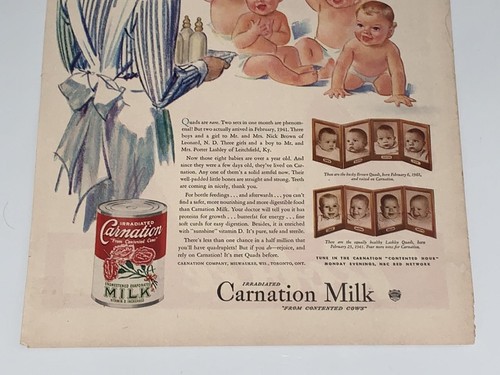 Vintage Roblee Defenders Shoes for Men Carnation Milk 1949 Magazine Ad - Picture 6 of 6