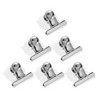6 Pcs Metallklammern Mit Saugnapf Saugnapf-Klemmhalter Clip Saugnapfclips
