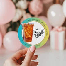 56 THANK YOU SEALS LABELS STICKERS FOR SMALL BUSINESS, CRAFTS, PARTIES 2 INCH