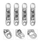 4Pcs Creative Single Roller Double Bearing Window Sash Pulley Wheel
