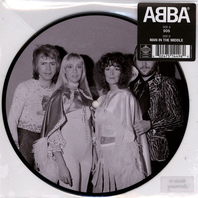 ABBA - SOS / Man In The Middle Limited Picture Disc Vinyl  (2025 - Original)