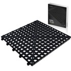Esatto Professional Bar Tool 6 Pack Interlocking Shelf Mats 12 Inches, Black ...