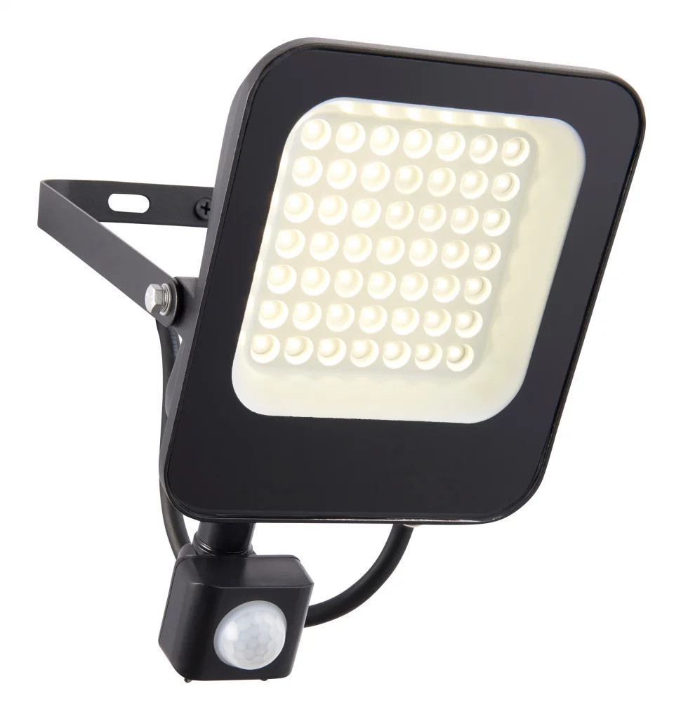 Outdoor Light Black Guard 30w LED Floodlight IP65 2700lm 4000K Cool White