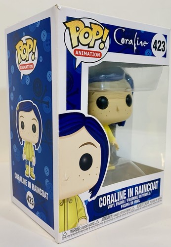 Figura de acción de vinilo Funko Pop Animación Coraline in Raincoat 4"" (423) - Imagen 2 de 5
