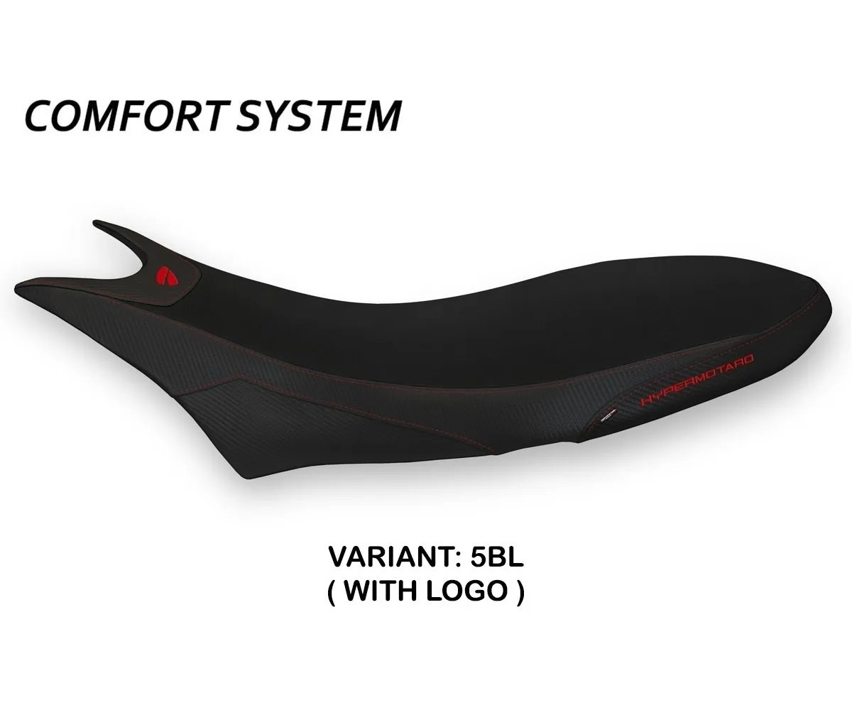 Seat cover Orlando 1 Comfort Sys Black TPZ DUCATI HYPERMOTARD 950 2019 2026 Hl