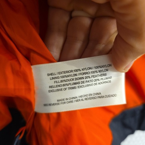 Orvis Essex Down Puffer Vest Men's XL Navy Blue Full Zip 3-Season Outdoor Wear - Picture 7 of 8