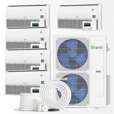 Bravo 5-Zone MS AC & Pump 42000 BTU Universal/Floor Ceiling 9K+9K+9K+9K+9K